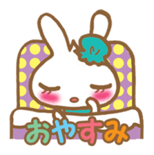 Rabbit "Usa chan" talk ver2 sticker #2835150