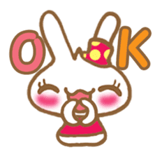 Rabbit "Usa chan" talk ver2 sticker #2835153