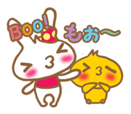 Rabbit "Usa chan" talk ver2 sticker #2835155