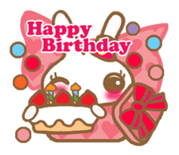 Rabbit "Usa chan" talk ver2 sticker #2835159