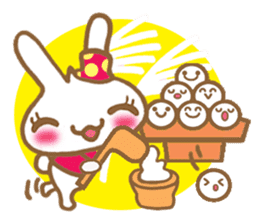 Rabbit "Usa chan" talk ver2 sticker #2835164