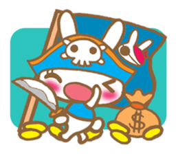 Rabbit "Usa chan" talk ver2 sticker #2835168