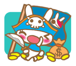 Rabbit "Usa chan" talk ver2 sticker #2835168