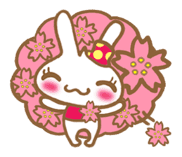 Rabbit "Usa chan" talk ver2 sticker #2835175