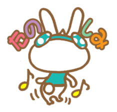 Rabbit "Usa chan" talk ver2 sticker #2835184
