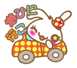Rabbit "Usa chan" talk ver2 sticker #2835186