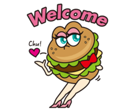 Sexy & Wild Hamburger sticker #2835194