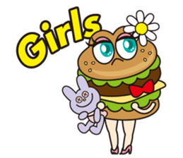 Sexy & Wild Hamburger sticker #2835195