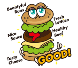 Sexy & Wild Hamburger sticker #2835207
