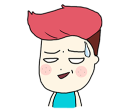 Handsome Hair Guy sticker #2835830