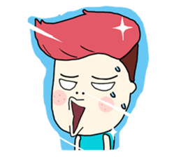 Handsome Hair Guy sticker #2835831