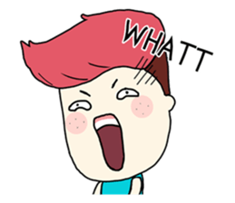 Handsome Hair Guy sticker #2835832