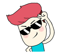 Handsome Hair Guy sticker #2835833