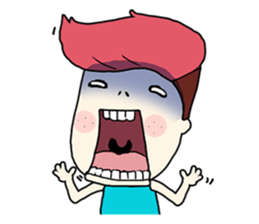 Handsome Hair Guy sticker #2835836