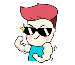 Handsome Hair Guy sticker #2835842