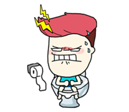 Handsome Hair Guy sticker #2835844