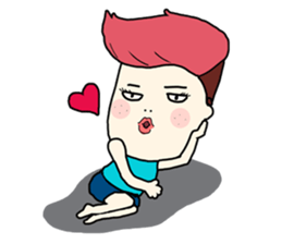 Handsome Hair Guy sticker #2835845