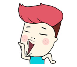 Handsome Hair Guy sticker #2835846