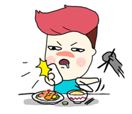 Handsome Hair Guy sticker #2835848