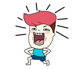 Handsome Hair Guy sticker #2835849