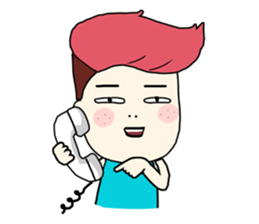 Handsome Hair Guy sticker #2835850