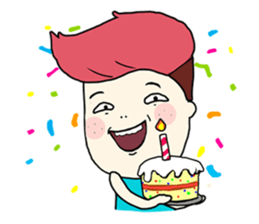 Handsome Hair Guy sticker #2835854