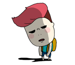 Handsome Hair Guy sticker #2835856