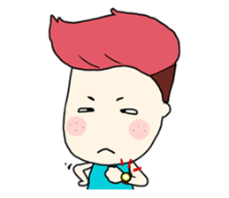 Handsome Hair Guy sticker #2835861