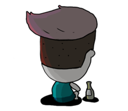 Handsome Hair Guy sticker #2835863