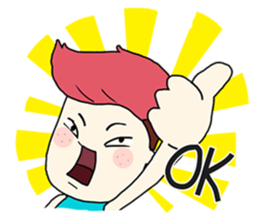 Handsome Hair Guy sticker #2835864