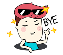 Handsome Hair Guy sticker #2835866