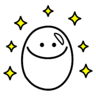The boiled egg which shines sticker #2836029