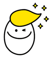 The boiled egg which shines sticker #2836030