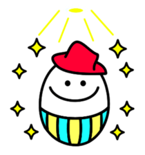 The boiled egg which shines sticker #2836041