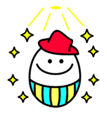 The boiled egg which shines sticker #2836041