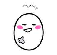 The boiled egg which shines sticker #2836051