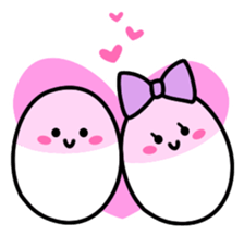 The boiled egg which shines sticker #2836054