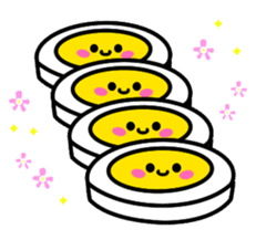 The boiled egg which shines sticker #2836065