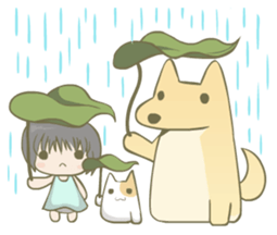 kitty,doggy & me sticker #2837221