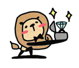 I am Lion. sticker #2837282