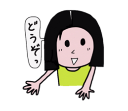 Mediocre girl of fun everyday sticker #2837491