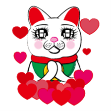 Beckoning cat sticker #2838411