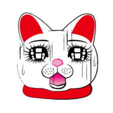 Beckoning cat sticker #2838417