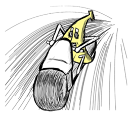 Very ripe bananas sticker #2838428