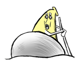 Very ripe bananas sticker #2838431