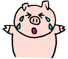 Funny pig "Boo-chan" sticker #2839012