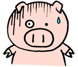Funny pig "Boo-chan" sticker #2839013