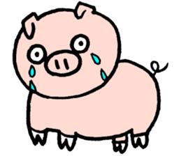 Funny pig "Boo-chan" sticker #2839014