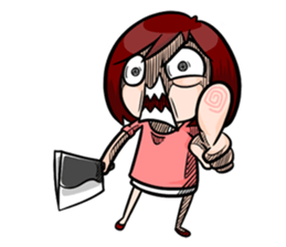 Crazy little thing sticker #2839358