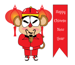 MonkeyOpoly Christmas & New Years sticker #2839530